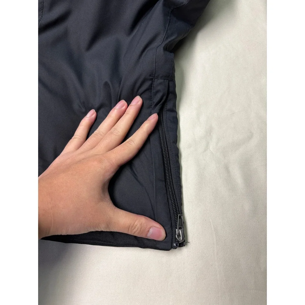 NWT LL Bean Cold Buster Snow Pants Youth 18 Black Insulated Adjustable Ski 30X32
